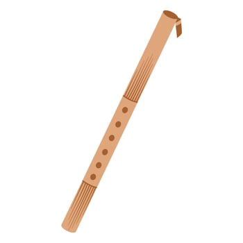 A bamboo flute vector
