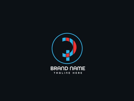 P creative letter logo vector