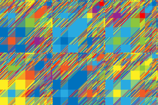 Modern glitch background. Color geometric abstract pattern . vector
