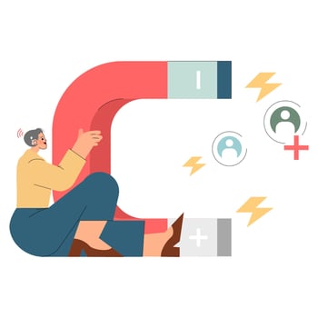 Diversity Businesswoman. Flat Illustration vector