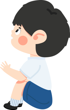 kid sitting on the floor png