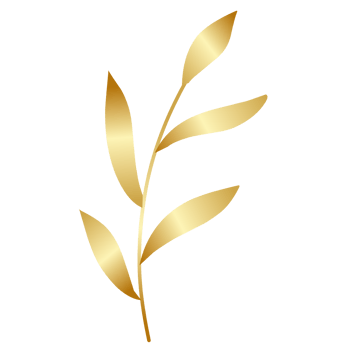 Golden leaf illustration png
