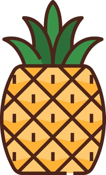 Pineapple clip art vector