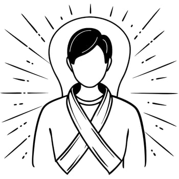 awareness, illustration line art vector