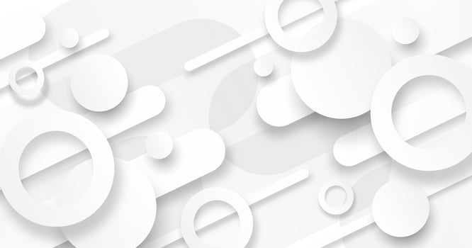 3D white abstract background overlap layer on bright space with cutout shape effect decoration. Modern graphic design element circles style concept for web banner, art, flyer, card, or brochure cover vector