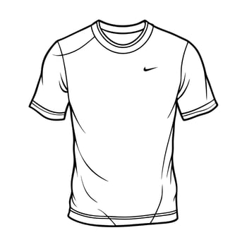 Nike t shirt template vector