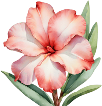 Whimsical Blooms, Soft Watercolors of Adeniums. . png