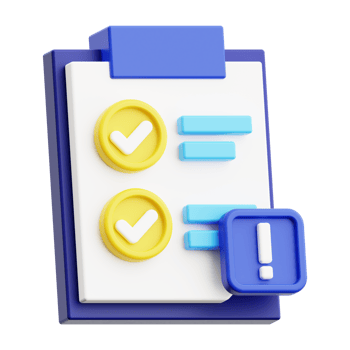 3d evaluation icon. Suitable for presentations, websites, or task related designs png