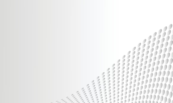 Abstract white wave modern background. vector