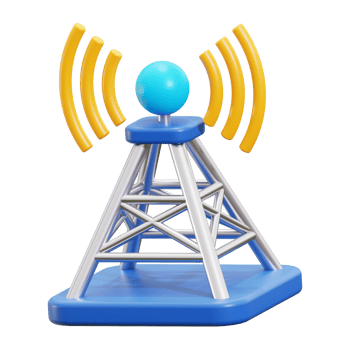 3d internet access icon. Perfect for travel brochures or architectural design projects png