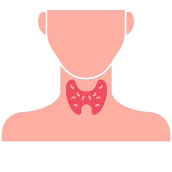 Thyroid Biopsy Icon vector