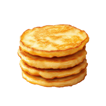 a stack of pancakes png