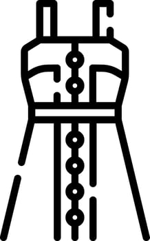 Dress icon illustration vector