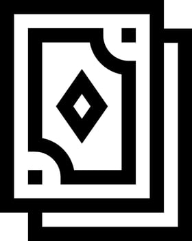 A black and white square with a diamond pattern vector
