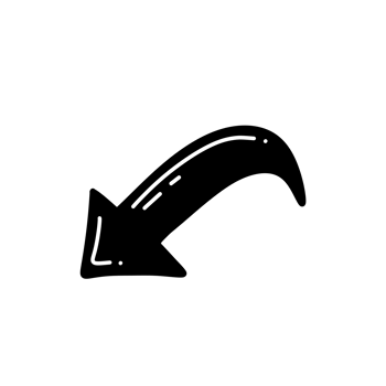 Arrow clipart icon black png