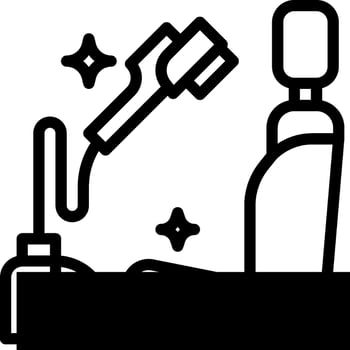 A black and white illustration of a car seat vector