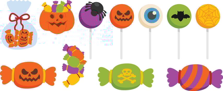 Candy Halloween Art and Illustration vector
