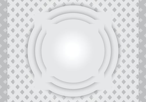 Background of ornaments with tiered circles and continuous corners on four sides vector