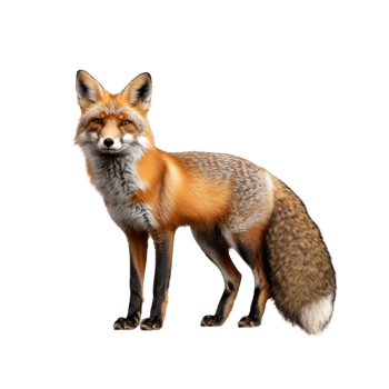 Red Fox isolate transparency background png