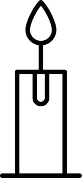 Candle Icon Design Symbol vector