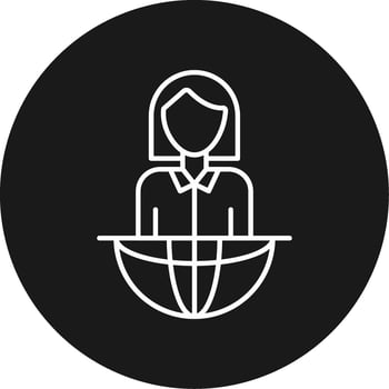 Presenter Icon Design Symbol vector