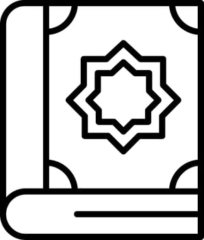 Quran Icon Design Symbol vector
