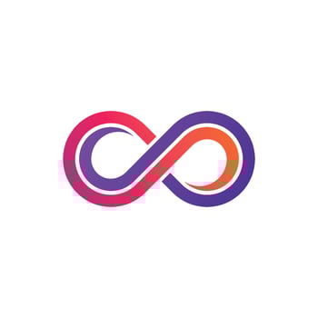 Infinity Logo template design vector