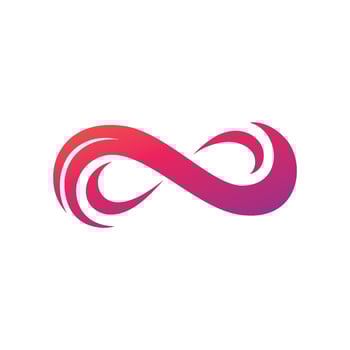 Infinity Logo template design vector
