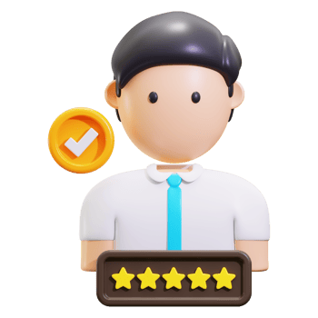 3d Candidate icon. suitable for success, approval, rating, or quality concepts in design projects png