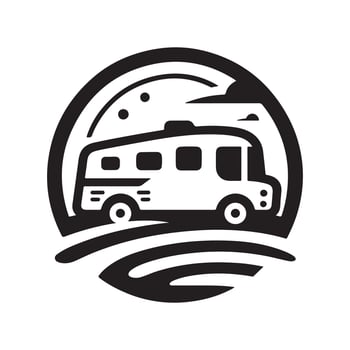 Motorhome Silhouette Vectors Great for Outdoor Lifestyle Designs