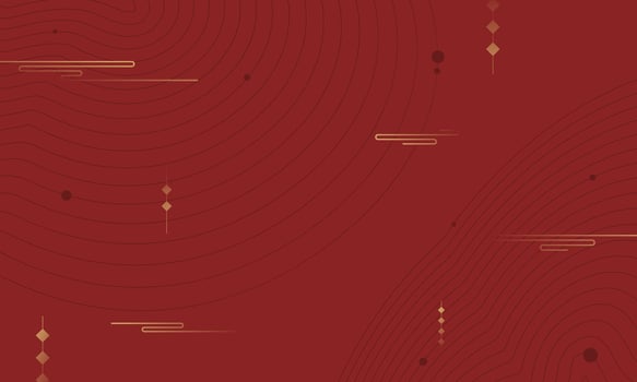 Minimal geometric background in Asian style. vector