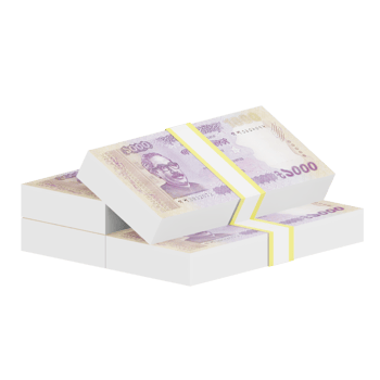 Stacks of Bangladeshi Taka bills represent wealth and prosperity. png