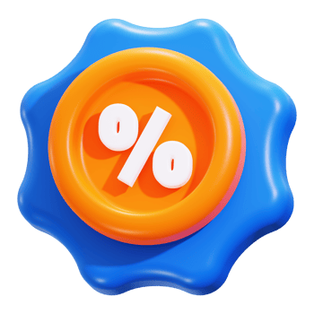 3d discount icon. perfect for marketing materials, promotions, discount offers, sales, and advertising designs png