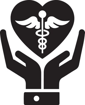 Silhouette Style Logos for Health Clinics vector