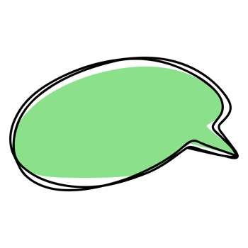 Comic script bubble wiggly png
