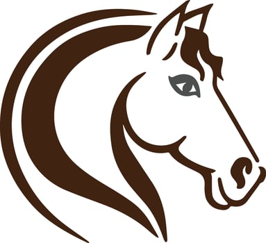 Equestrian Horse racing logo. Horse rider icon vector