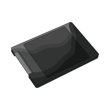 illustration of ssd storage vector