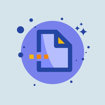 Privacy flat illustration. Personal data signs illustration. vector