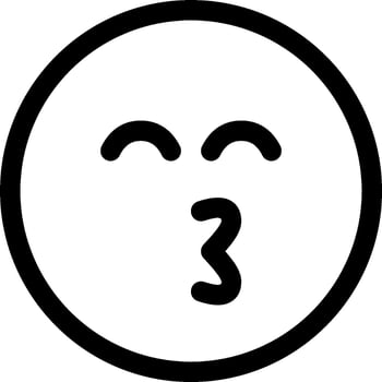 A black and white emoji face with a smiley face vector