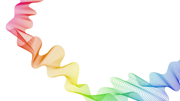 Abstract backdrop with wave gradient lines vector