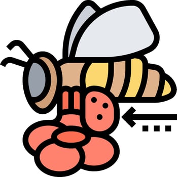 Bee clipart illustration vector