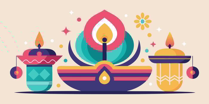 Diwali is a festival that celebrates the victory of good over evil vector