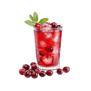 Cranberry Juice isolate transparency background png