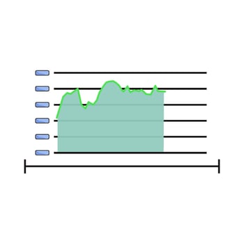 illustration of statistics vector