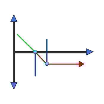 illustration of statistics vector