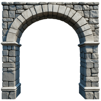 Stone Archway Entrance Gateway Classic Architecture Medieval Design png