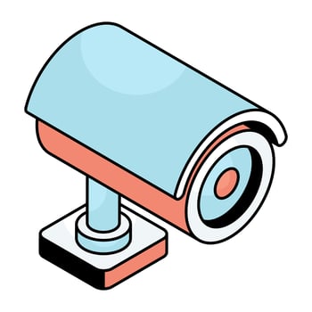 A beautiful design icon of security camera vector