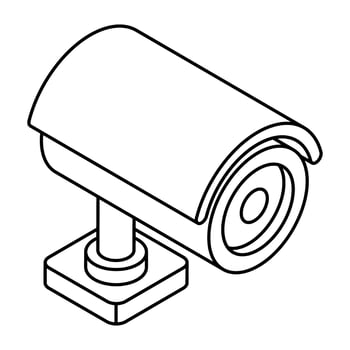 A beautiful design icon of security camera vector
