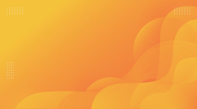 Abstract Gradient Orange Fluid Wave Background vector