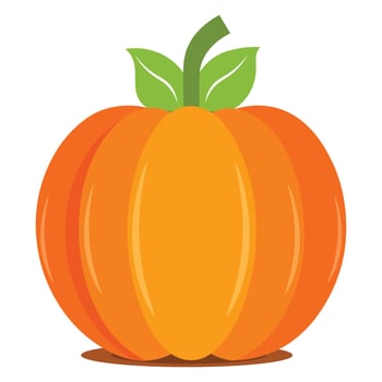 Colorful pumpkin illustration vector